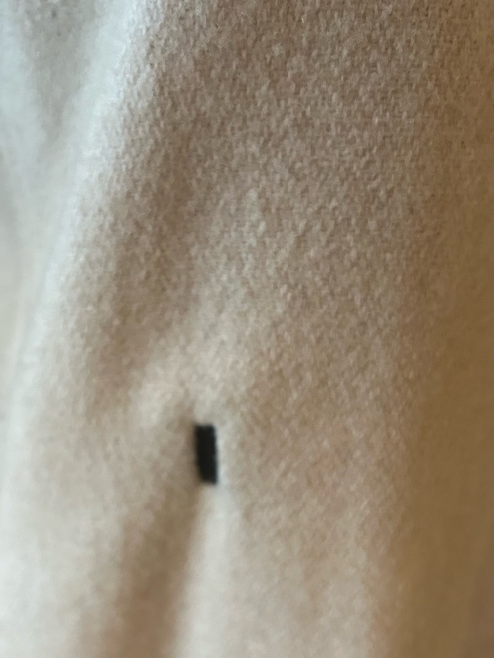 Cream Lightweight Spring/Fall Wool Coat - Picture 5 of 8